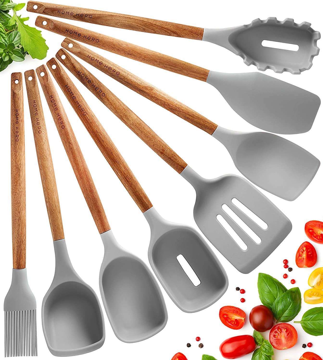 silicone kitchen utensil set